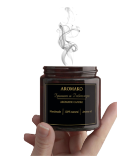 Ароматическая свеча AromaKo"Гранат и Гибискус", 150 г