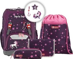 Ранец Step By Step. Grade Unicorn, 4 предмета Hama