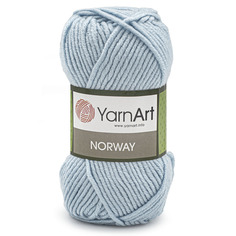 Пряжа YarnArt Norway 100г, 105м (100% акрил) (09 голубой), 5 мотков