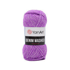 Пряжа YarnArt Denim Washed 50г, 130м (70% хлопок, 30% акрил) (904 сиреневый), 10 мотков