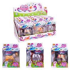 Фигурка ABtoys Моя лошадка двухцветная, в дисплее 12 шт. PT-00422
