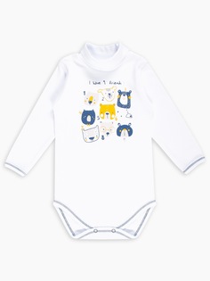 Боди Веселый малыш "Kuma" 48322/ku/Белый_74