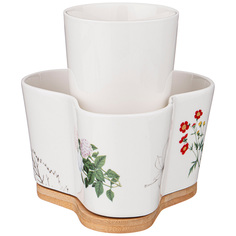Bronco 474-136 ПОДСТАВКА ПОД СТОЛОВЫЕ ПРИБОРЫ BRONCO MEADOW 11*11*15,5 СМ (КОР=8ШТ.)