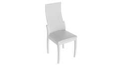 Стул ТриЯ «Бруклин Т1» белый матовый; белый аллигатор к/з 218 Triya