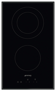 Встраиваемая варочная панель электрическая Smeg SE332EB Black