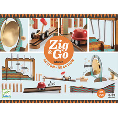 Деревянный конструктор Djeco Zig&Go, 52 детали 05645