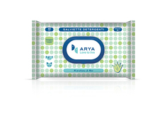 Салфетки очищающие ARYA ARYA для шерсти, алое, 30х20см, 1уп/40шт