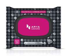 Салфетки очищающие ARYA ARYA для шерсти, с активированным углём, 20х20см, 1уп/15шт
