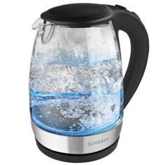 Чайник электричесикй Kettle SC-EK27G89 Silver/Black Scarlett