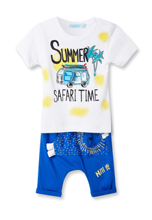 Комплект одежды для новорожденных Kari baby 309614 белый/синий р.92