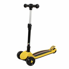 Самокат Alis Rider складной, свет, регулир.ручка, тормоз желтый УТ0012355-Rider