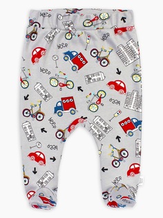 Ползунки Веселый малыш "Beep-Beep" серый 32320/bb р.62