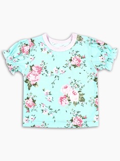 Футболка Веселый малыш "Мятная нежность" 69172/one/Мятная нежность цв. зеленый, р.80