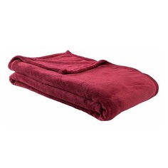 Плед Actuel 180 х 220 см полиэстер 240 г/м² бордовый