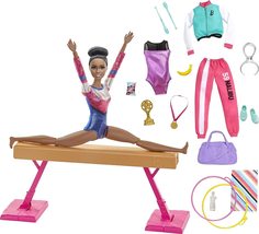 Кукла Barbie Гимнастка Брюнетка HGD59