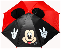 Зонт детский "Микки Маус" 8 спиц d=70 см с ушами Disney
