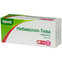 Небиволол-Тева таблетки 5 мг 28 шт. Teva