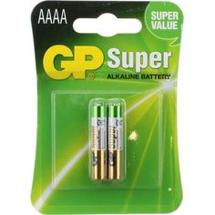 Батарейка GP Super 25A- U2 / 1.5В (1.5V) / AAAA (LR8) 2 штуки