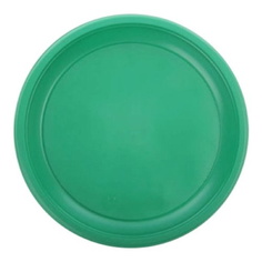 Тарелка одноразовая пластиковая салатовая 180 х 180 мм 3 шт No Brand