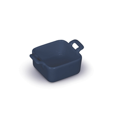 Форма для запекания 68х68х35мм с двумя ручками синяя "Corone Colore" LQ-SK0008-A6855 No Brand