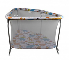 Манеж Bruca Happy Birthday Угловой, голубой