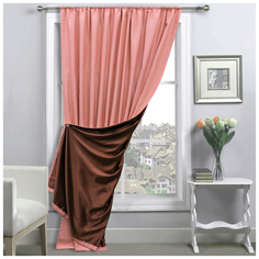 Штора RR Milan-14 2,0*2,7*1 персиковый/бордо IP Amore Mio