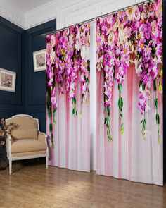 Фотошторы Сирень Kenan 290x260