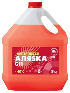 Антифриз Аляска -40 G11 красный 5кг Alyaska