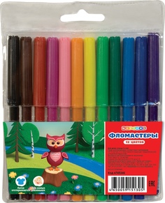 Фломастеры Цветик ЗХК Невская палитра, 12 цветов