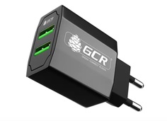 Сетевое зарядное устройство GCR CA-28Plus, 2 USB порта 3.1A