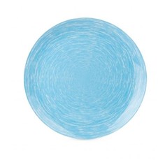 Тарелка обеденная Luminarc Brush Mania Light blue 26 см голубая
