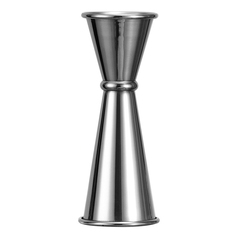 Джиггер, мерный стакан из нержавеющей стали 30/60 мл, цвет серебристый, Kitchen Angel