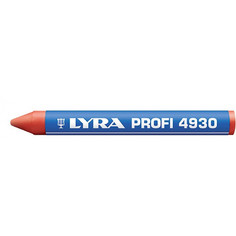 Мелок восковой Lyra для любого типа поверхностей, красный L4930018