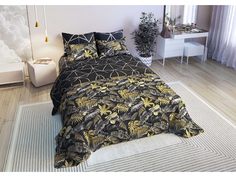 Постельное белье 2сп макси перкаль ТМ Европа (Золотые джунгли) ЭЛЕТЕХ