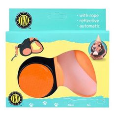 Поводок-рулетка ADEL PET, 3 м, оранжевый