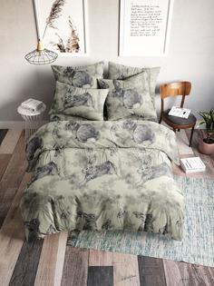 Постельное белье "Ночь нежна" из бязи, Зайка моя, 2.0 евро простыня наволочки 50х70