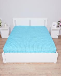 Простыня на резинке из поплина "Всё себе", Гаджет, Размер: 90 х 200