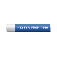 Профессиональный маркировочный мелок Lyra для резины , 15 мм, белый L4950001