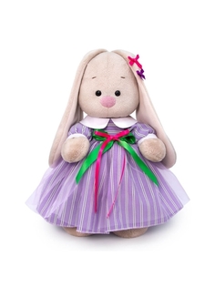 Мягкая игрушка Budi Basa Зайка Ми в полосатом платье 32см BB058