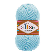 Пряжа ALIZE Cashmira 100гр.300м (100%шерсть) ТУ (480 светло-синий)