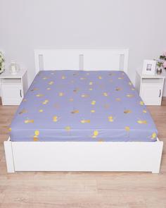 Простыня на резинке из поплина "Всё себе", Гриот, Размер: 160 х 200