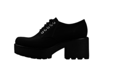 Полуботинки Vagabond черные, текстиль