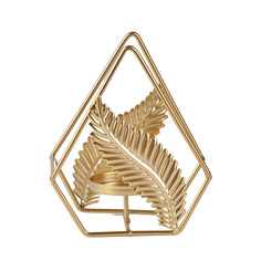 Подсвечник Home Collection Black & Gold Декоративный 14.5х5см 1 шт