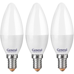 Лампочка General GLDEN-CF-7-230-E14-2700, 10шт
