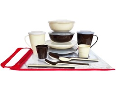 SOLARIS S1203 набор посуды на 2 персоны ванильно-шоколадный