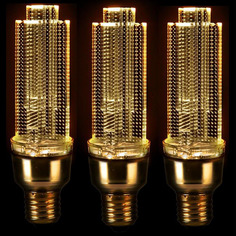 Лампочка General GLDEN-CRYSTAL-5-230-E27-2700 Золотая, 3шт