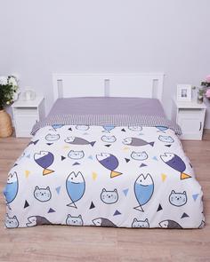 Пододеяльник из сатина "Всё себе", VSST-1050, Размер: 1.5