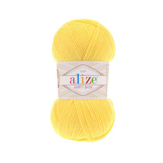 Пряжа ALIZEHAPPY BABY 100гр. 350м (65% Aкрил - 35 % Полиамид) (187 лимонный)