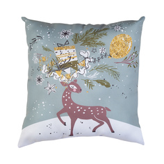 Декоративная подушка Сирень srn483205 розовый 40x40см