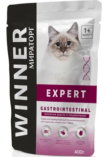 Сухой корм для кошек Winner Expert Gastrointestinal, курица, 0.4кг